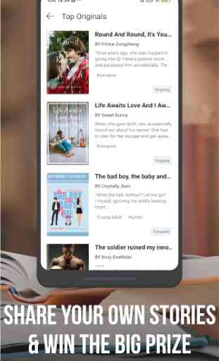 Read/write chapters/novels/stories-AnyBooks lite 2