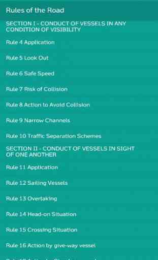Rules of the Road- ColRegs 3