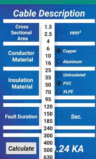 Short Circuit Current of Cables (IEC 949) 2