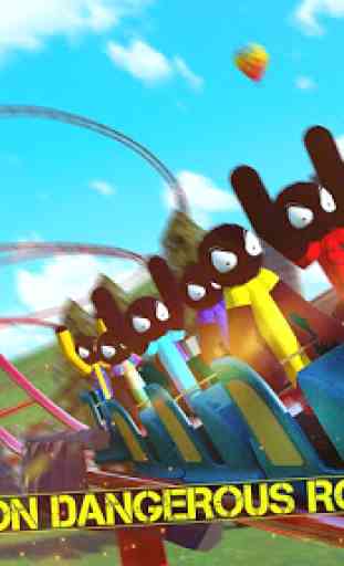 Stickman Roller Coaster Thrill Ride 1