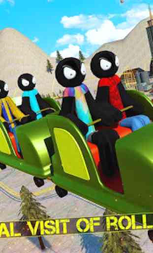 Stickman Roller Coaster Thrill Ride 4