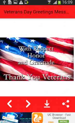 Veterans Day Greetings Messages and Stickers 2