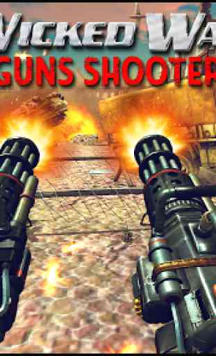 Wicked War Guns Shooter : Machine Gun Simulator 2