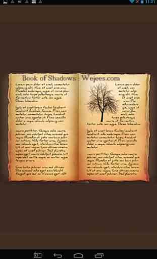 Book of Shadows White Wiccan Magick Grimoire 1