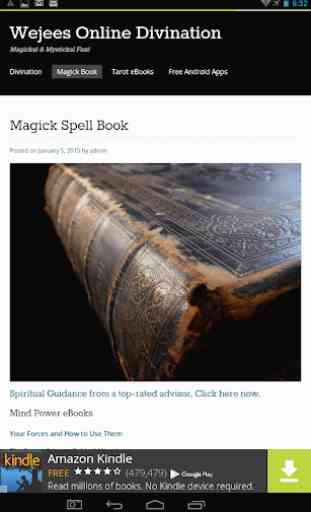 Book of Shadows White Wiccan Magick Grimoire 2