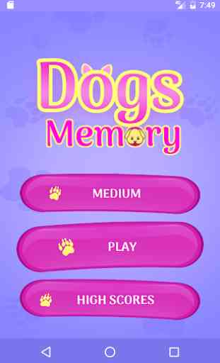 Cute Dogs Memory Matching Game 2