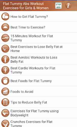 Flat Tummy Abs Workout Exercises for Girls & Women 1