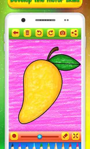 Fruits Vegetables Drawing Book & Coloring Book 4