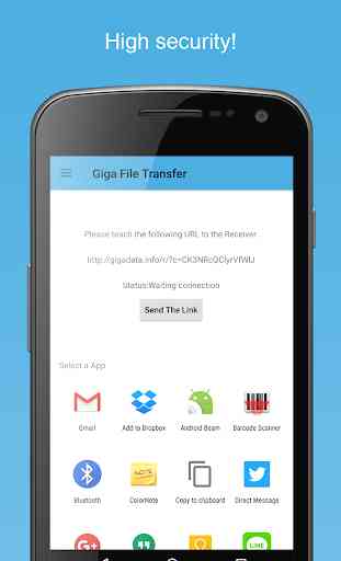 Giga File Transfer - Send files unlimited capacity 2