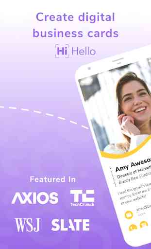 HiHello - Digital Business Cards and Card Scanner 1
