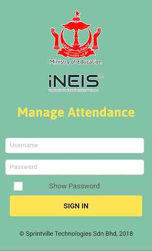 iNEIS Attendance Management System 1