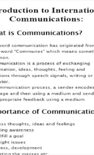 International Communication 2
