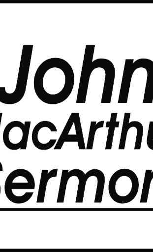 John MacArthur Sermons 1
