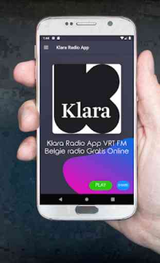 Klara Radio App VRT FM Belgie radio Gratis Online 1
