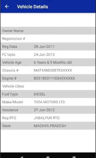 MP RTO Vehicle Owner Details 2