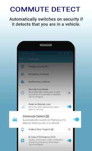 Patronus - Personal Safety App 1