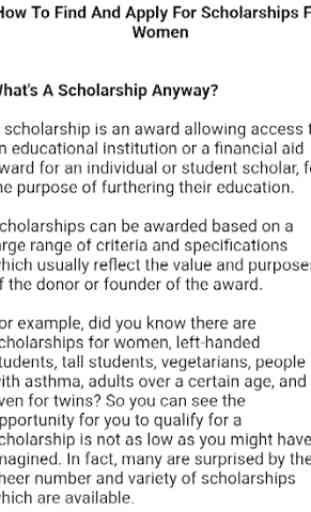Scholarships For Women : Grants and More 4