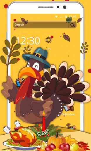 Turkey Thanksgiving Theme 3