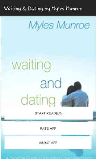 Waiting and Dating by Myles Munroe 1