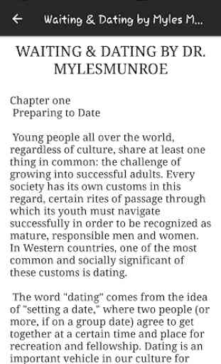 Waiting and Dating by Myles Munroe 2