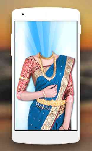 Women Saree Photo Suit : Traditional Saree Suit 3
