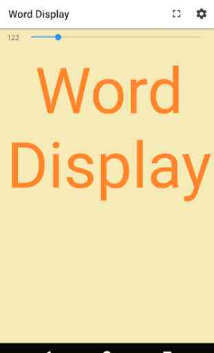 Word Display 1
