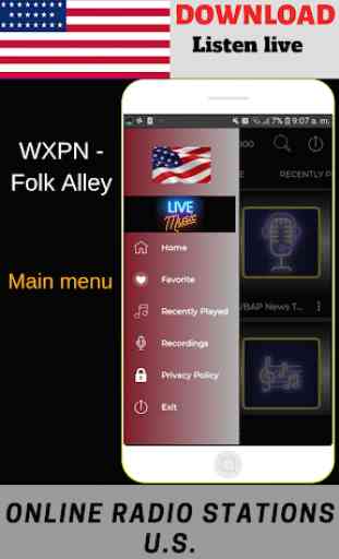 WXPN - Folk Alley ONLINE FREE APP RADIO 3