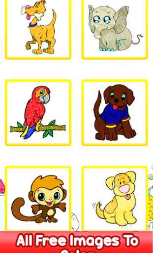 Animals Color by Number:Kids Learn Number Coloring 1