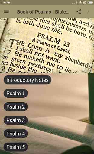 BOOK OF PSALMS - BIBLE STUDY 1