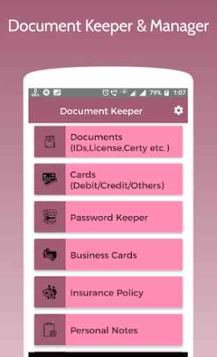Document Keeper - free,Secure Digital Locker 1