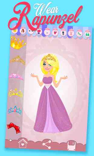 Dress Up Princess Rapunzel - Beauty Salon Games 1