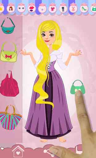 Dress Up Princess Rapunzel - Beauty Salon Games 2