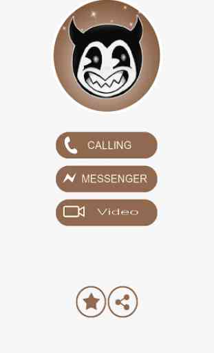 Fake call from Bendy – Talk and Text to bendy 1