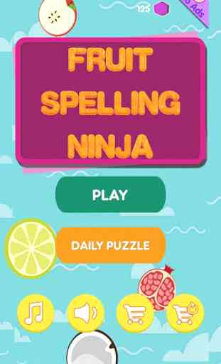Fruit Spelling Ninja 1