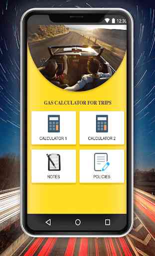 Gas Calculator for Trips 1