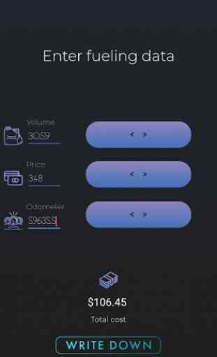 Gas Manager - fuel consumption 2
