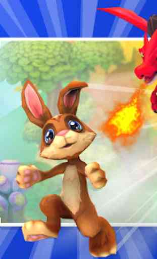 Jumping Bunny Survival Escape: Bunny Rabbit Games 3