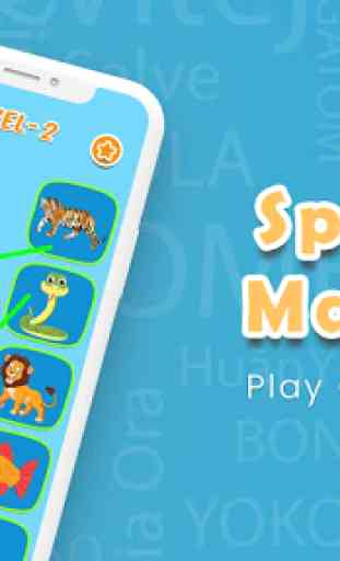 Kids Spelling Match Games - Kids Spelling Learning 3