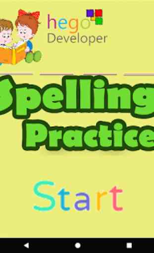 Kids Spelling Practice 1