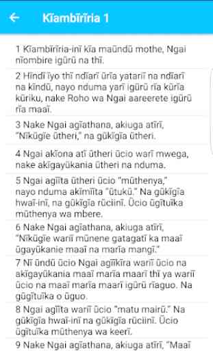 Kikuyu Bible- Ibuku Ritheru ria Ngai 3
