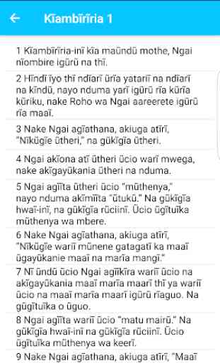 Kirikaniro - Kikuyu Bible 3