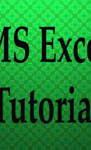 MS Excel Tutorial (Easy Learn) 1
