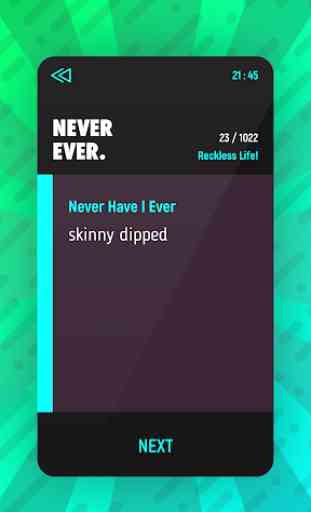 Never Have I Ever: Drinking Game 3
