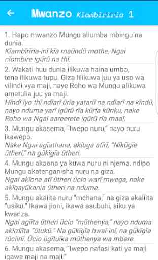 Swahili - Kikuyu Bible 3