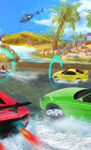 Water Car Stunt Racing 2019: 3D Cars Stunt Games 2