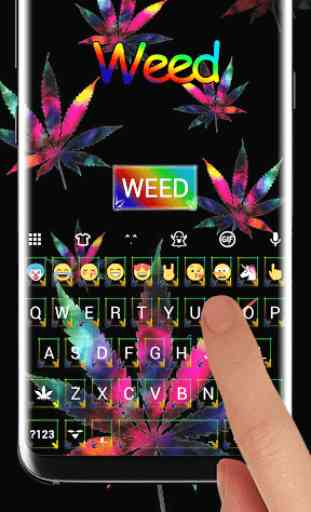 Weed Rasta Keyboard for Android GO 1