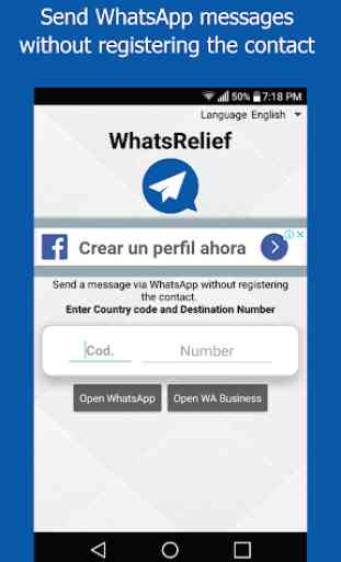 WhatsRelief - Send Messages Whatsapp & WA Business 1