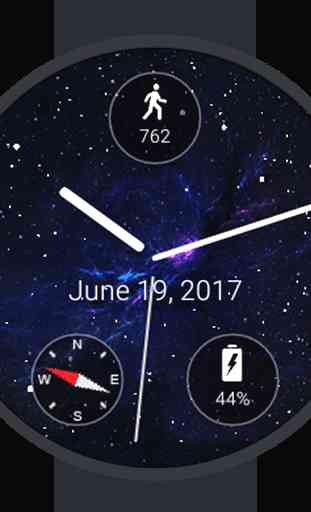 Animated Starfield Watch Face 2