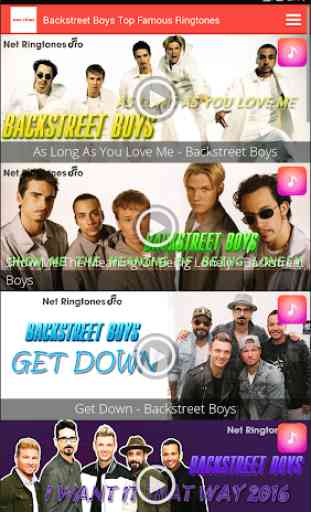 Backstreet Boys Top Famous Ringtones 2