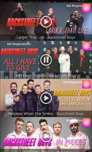 Backstreet Boys Top Famous Ringtones 3